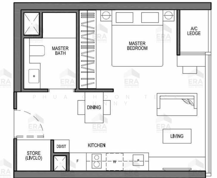 Seaside Residences, 10 Siglap Link, 1 Bedroom, 420 sqft, Apartment For Rent, by Phua Choon Teck Sunny, 500155422 - PropertyGuru.com.sg