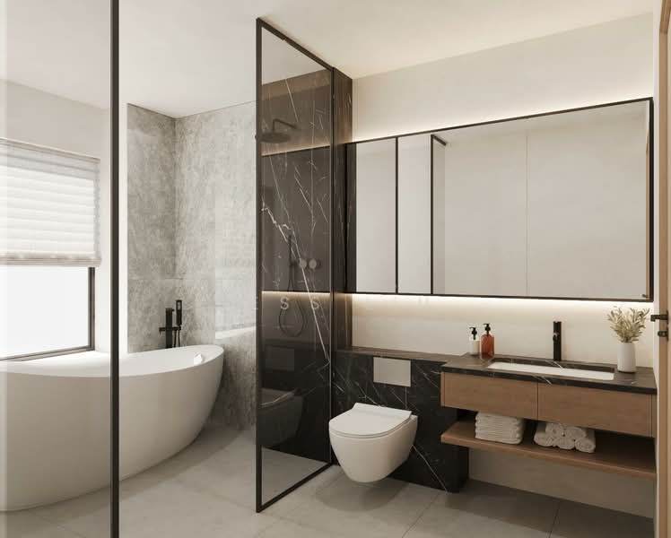 ❤️ DEALMAKERS ✨ | BRAND NEW LANDED NEAR SEMBAWANG PARK, Yishun / Sembawang Road / Jalan Sankam, 5 Bedrooms, 4,834 sqft, Terraced House For Sale, by Jess Liu, 500155448 - Bathroom - PropertyGuru.com.sg