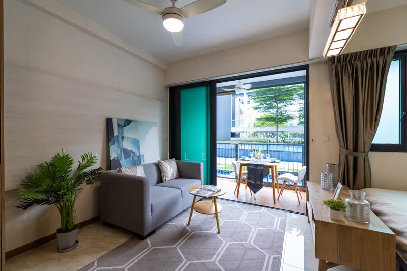 Kingsford Waterbay, 68 Upper Serangoon View, 1 Bedroom, 484 sqft, Condominium For Sale, by Janelle Chew, 500155480 - Living Room - PropertyGuru.com.sg
