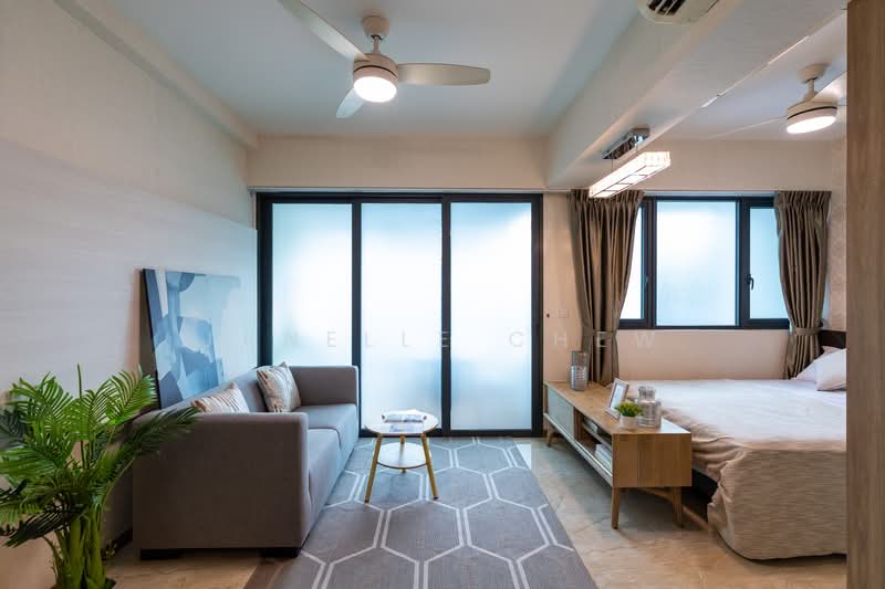 Kingsford Waterbay, 68 Upper Serangoon View, 1 Bedroom, 484 sqft, Condominium For Sale, by Janelle Chew, 500155480 - Living Room - PropertyGuru.com.sg