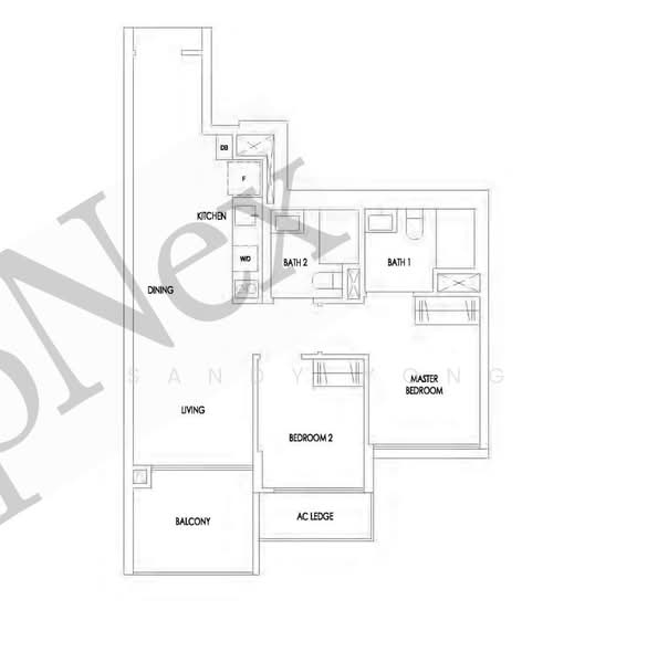 Treasure at Tampines, 57 Tampines Lane, 2 Bedrooms, 657 sqft, Condominium For Rent, by Sandy Yong, 500155489 - PropertyGuru.com.sg