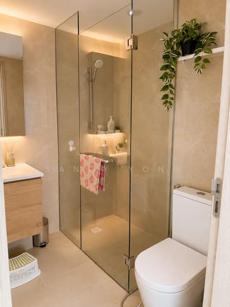 Treasure at Tampines, 57 Tampines Lane, 2 Bedrooms, 657 sqft, Condominium For Rent, by Sandy Yong, 500155489 - Bathroom - PropertyGuru.com.sg