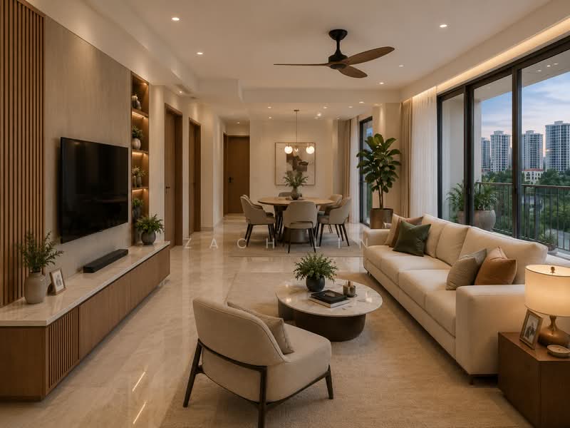 Simsville, 2 Geylang East Avenue 2, 3 Bedrooms, 1,249 sqft, Condominium For Sale, by Zach Lin, 500155491 - Living Room - PropertyGuru.com.sg
