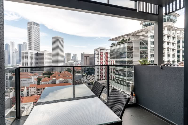 The M, 30 Middle Road, 2 Bedrooms, 592 sqft, Condominium For Sale, by Tay Yixian, 500155495 - Balcony - PropertyGuru.com.sg