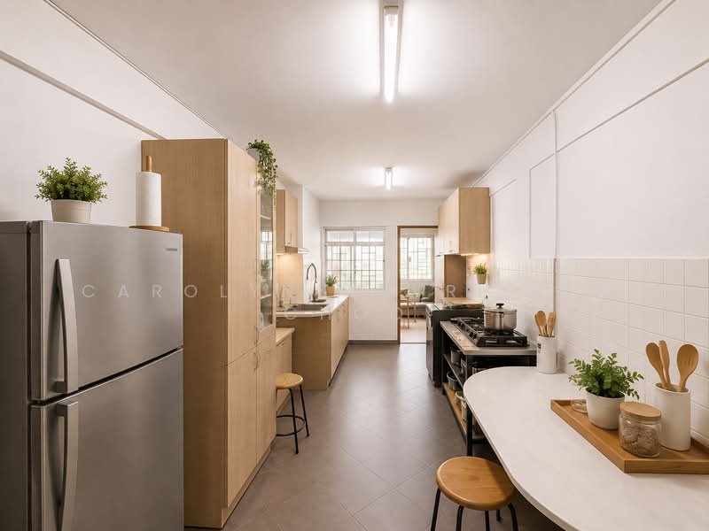 643 Ang Mo Kio Avenue 5, 643 Ang Mo Kio Avenue 5, 2 Bedrooms, 807 sqft, HDB Flat For Sale, by Carolyn Gavriella Choo, 500155499 - Kitchen - PropertyGuru.com.sg