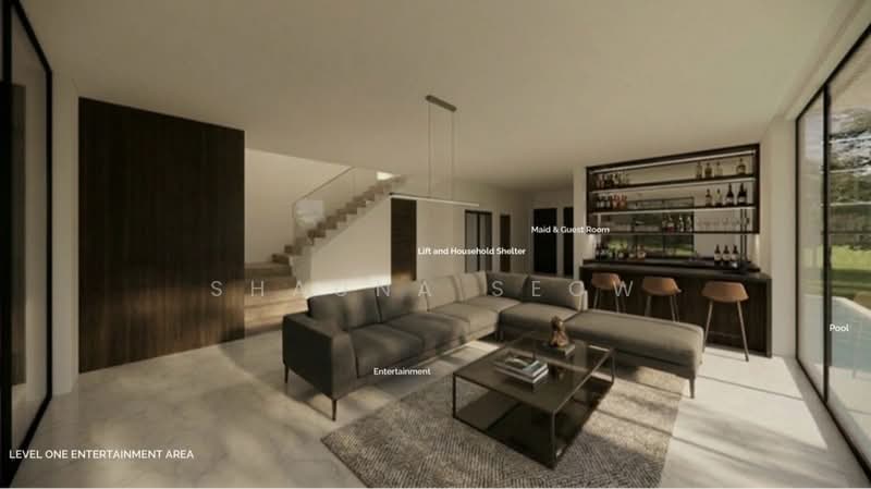 Brand New 3.5 Storey Corner Terrace in D15 🔥, Fidelio Street, 5 Bedrooms, 7,400 sqft, Corner Terrace For Sale, by Shauna Seow, 500155508 - Living Room - PropertyGuru.com.sg