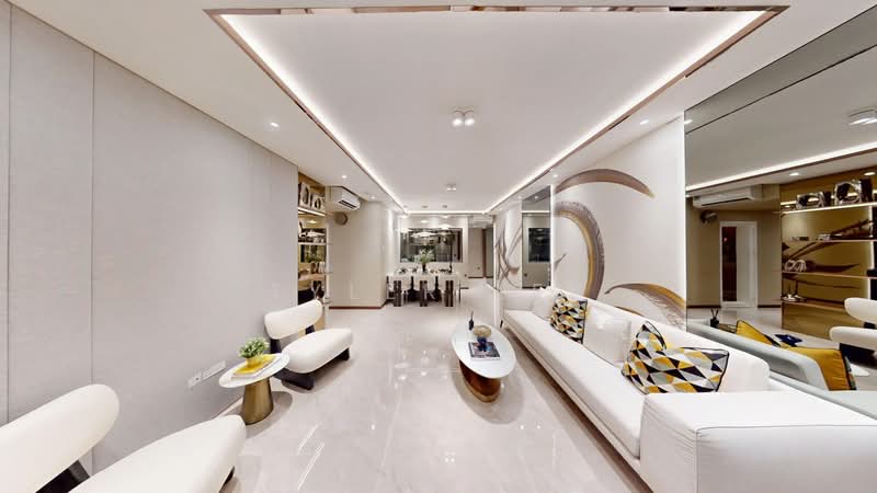 Chuan Park, 240 Lorong Chuan, 3 Bedrooms, 1,206 sqft, Condominium For Sale, by Tyler Lee, 500155554 - Living Room - PropertyGuru.com.sg