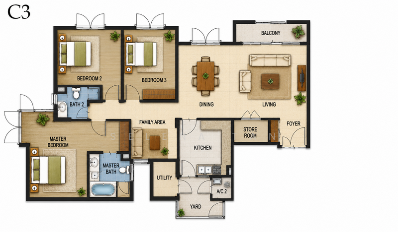 Fifth Avenue Condominium, 2 Fifth Avenue, 3 Bedrooms, 1,582 sqft, Condominium For Rent, by Selena Tan, 500155585 - PropertyGuru.com.sg