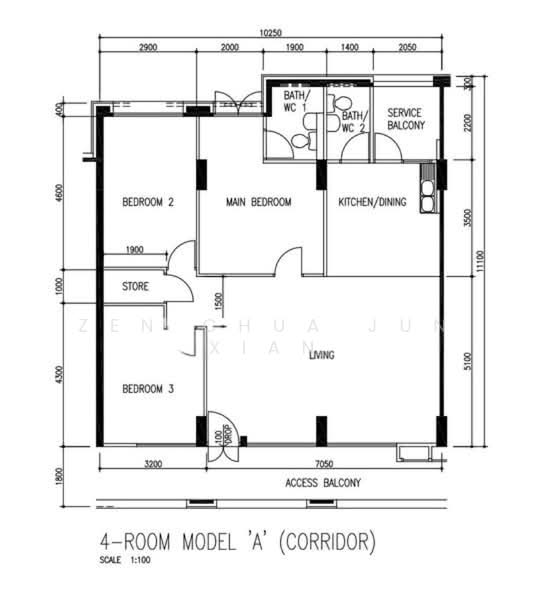 668 Jalan Damai, 668 Jalan Damai, 1 Bedroom, 129 sqft, HDB Flat For Rent, by Zen Chua Jun Xian, 500155588 - PropertyGuru.com.sg