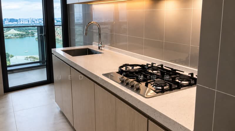 DUO Residences, 1 Fraser Street, 3 Bedrooms, 1,722 sqft, Apartment For Rent, by Jed Lin 林俊雄, 500155613 - Kitchen - PropertyGuru.com.sg