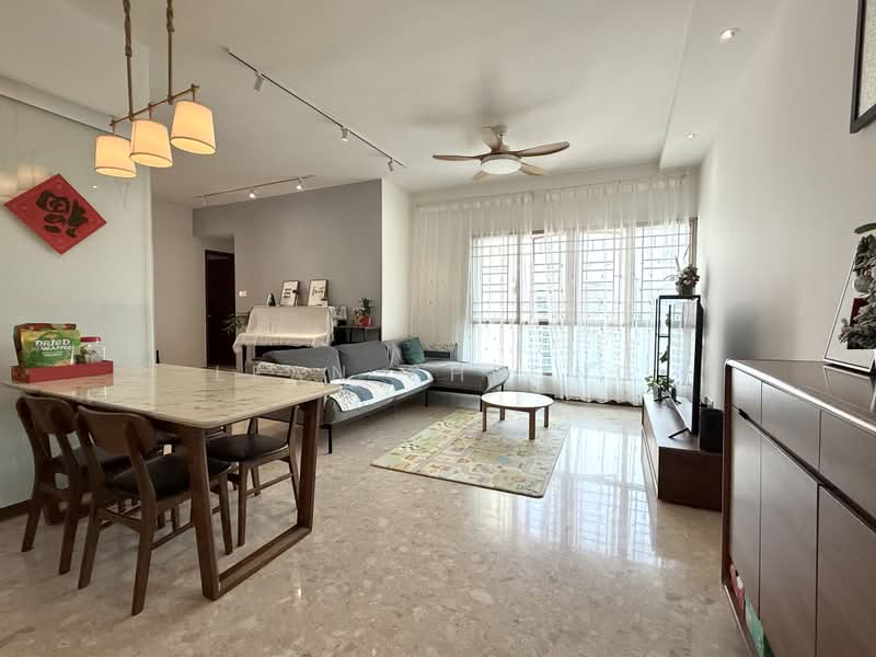 The Rivervale, 1 Rivervale Link, 3 Bedrooms, 1,249 sqft, Condominium For Sale, by Lean Cheong, 500155636 - Living Room - PropertyGuru.com.sg