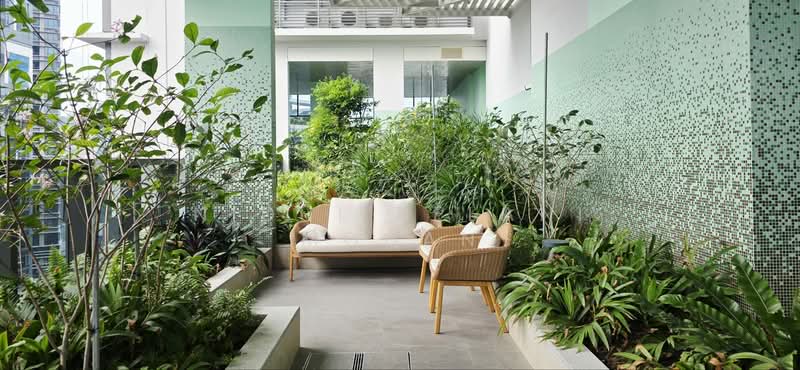One Bernam, 1 Bernam Street, 1 Bedroom, 452 sqft, Condominium For Rent, by Nidhi Belani Mohan, 500155673 - Garden - PropertyGuru.com.sg