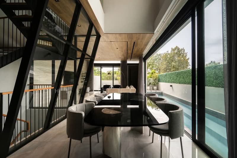 Tatler-Featured Freehold Semi-D in Prime Bukit Timah Enclave, , 4 Bedrooms, 5,200 sqft, Semi-Detached House For Sale, by Cherylene Chan, 500155744 - Dining Room - PropertyGuru.com.sg