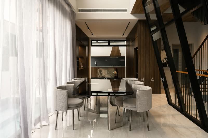 Tatler-Featured Freehold Semi-D in Prime Bukit Timah Enclave, , 4 Bedrooms, 5,200 sqft, Semi-Detached House For Sale, by Cherylene Chan, 500155744 - Dining Room - PropertyGuru.com.sg