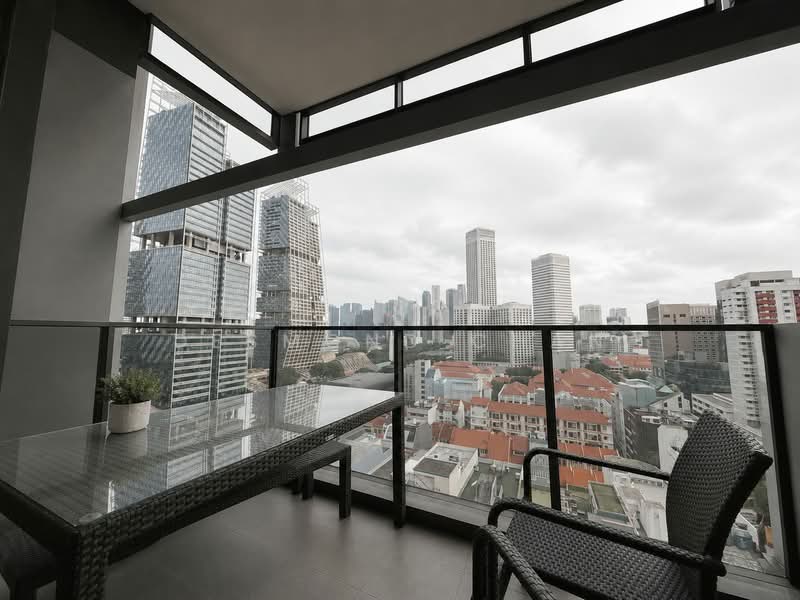 The M, 36 Middle Road, 2 Bedrooms, 592 sqft, Condominium For Sale, by Desmond Chan, 500155943 - Balcony - PropertyGuru.com.sg