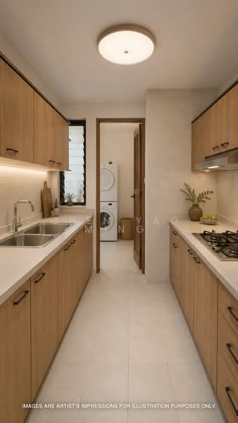Simsville, 2 Geylang East Avenue 2, 2 Bedrooms, 980 sqft, Condominium For Sale, by Chen Yao Ming, 500155949 - Kitchen - PropertyGuru.com.sg