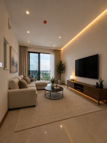 The Botany at Dairy Farm, 3 Dairy Farm Walk, 3 Bedrooms, 883 sqft, Condominium For Sale, by Alan Lim, 500155967 - Living Room - PropertyGuru.com.sg