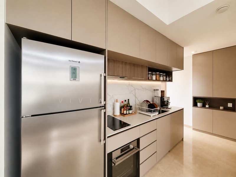Verdale, 12 De Souza Avenue, 2 Bedrooms, 732 sqft, Condominium For Rent, by Vivian Wang, 500155989 - Kitchen - PropertyGuru.com.sg