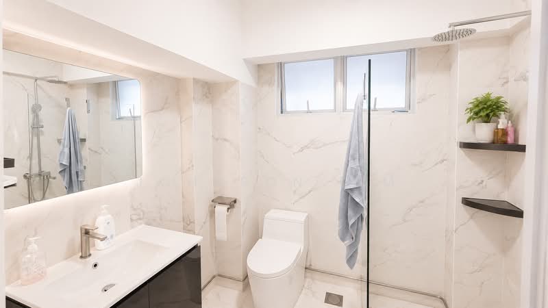 438 Choa Chu Kang Avenue 4, 438 Choa Chu Kang Avenue 4, 4 Bedrooms, 1,431 sqft, HDB Flat For Rent, by Johnson Lim, 500156014 - Bathroom - PropertyGuru.com.sg