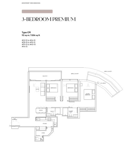 Newport Residences, 80 Anson Road, 3 Bedrooms, 1,206 sqft, Apartment For Sale, by Keith Tay, 500156032 - PropertyGuru.com.sg