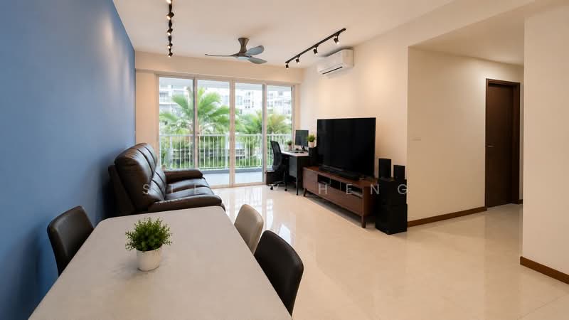 1 Canberra, 7 Canberra Drive, 3 Bedrooms, 1,259 sqft, Executive Condominium For Sale, by Stephy Heng, 500156116 - Living Room - PropertyGuru.com.sg