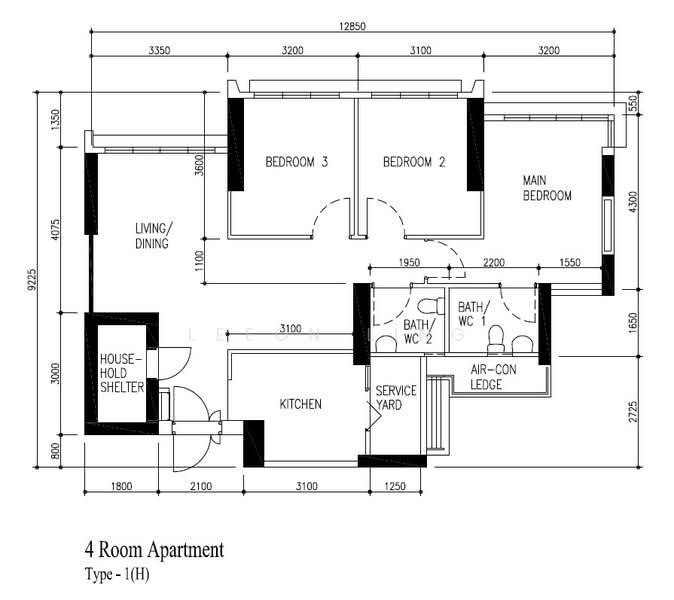 591A Ang Mo Kio Street 51, 591A Ang Mo Kio Street 51, 3 Bedrooms, 1,001 sqft, HDB Flat For Rent, by Leeon Ling, 500156229 - PropertyGuru.com.sg