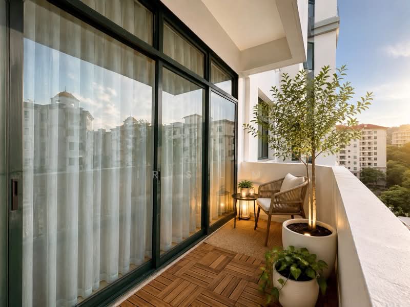 Hillview Green, 61 Hume Avenue, 4 Bedrooms, 1,722 sqft, Condominium For Sale, by Iris Lim, 500156276 - Balcony - PropertyGuru.com.sg