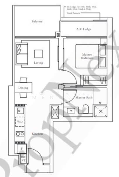 Avenue South Residence, 11 Silat Avenue, 1 Bedroom, 527 sqft, Condominium For Sale, by Ho Chee Meng Steven, 500156284 - PropertyGuru.com.sg