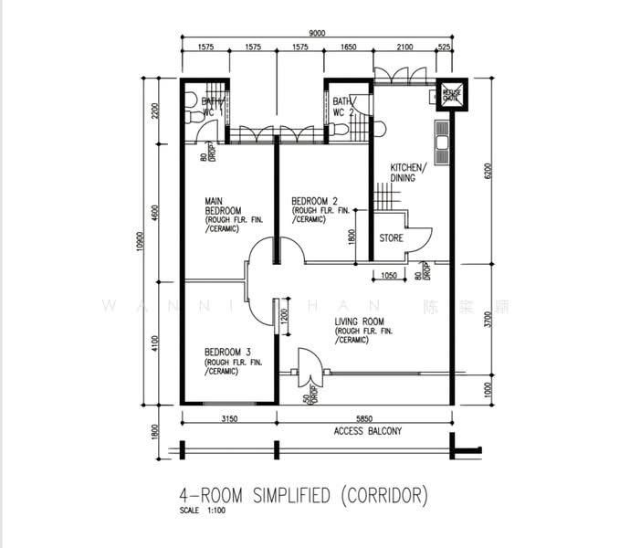 339 Ubi Avenue 1, 339 Ubi Avenue 1, 3 Bedrooms, 969 sqft, HDB Flat For Sale, by Wanni Chan 陈寀颖, 500156317 - PropertyGuru.com.sg