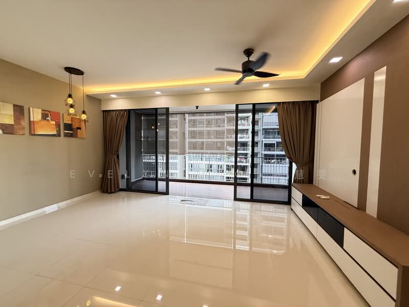 SkyPark Residences, 9 Sembawang Crescent, Sembawang / Yishun, 3 Bedrooms, 1,238 sqft, Executive Condominium For Sale, by Evelyn Neo 梁慧雯, 500156338 - Living Room - PropertyGuru.com.sg