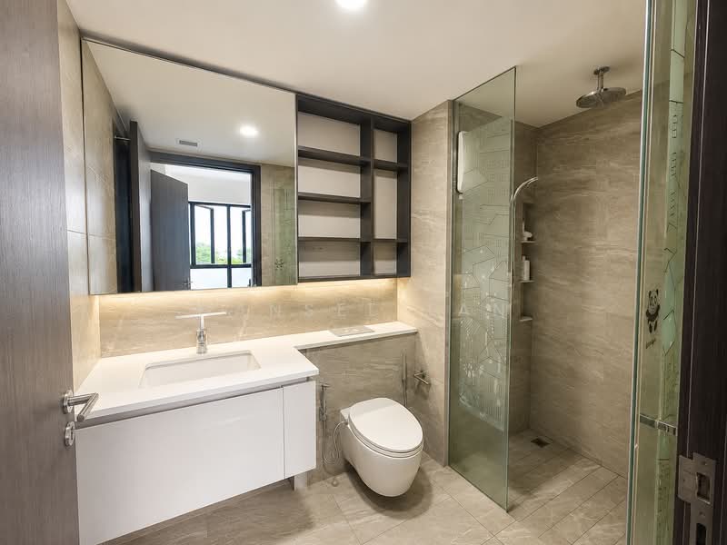 Lake Grande, 10 Jurong Lake Link, 2 Bedrooms, 517 sqft, Condominium For Sale, by Hansel Tan, 500156348 - Bathroom - PropertyGuru.com.sg