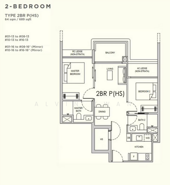 Lentor Gardens Residences, 68 Lentor Gardens, 2 Bedrooms, 646 sqft, Condominium For Sale, by Alvin Kwan, 500156370 - PropertyGuru.com.sg