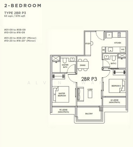 Lentor Gardens Residences, 68 Lentor Gardens, 2 Bedrooms, 646 sqft, Condominium For Sale, by Alvin Kwan, 500156370 - PropertyGuru.com.sg