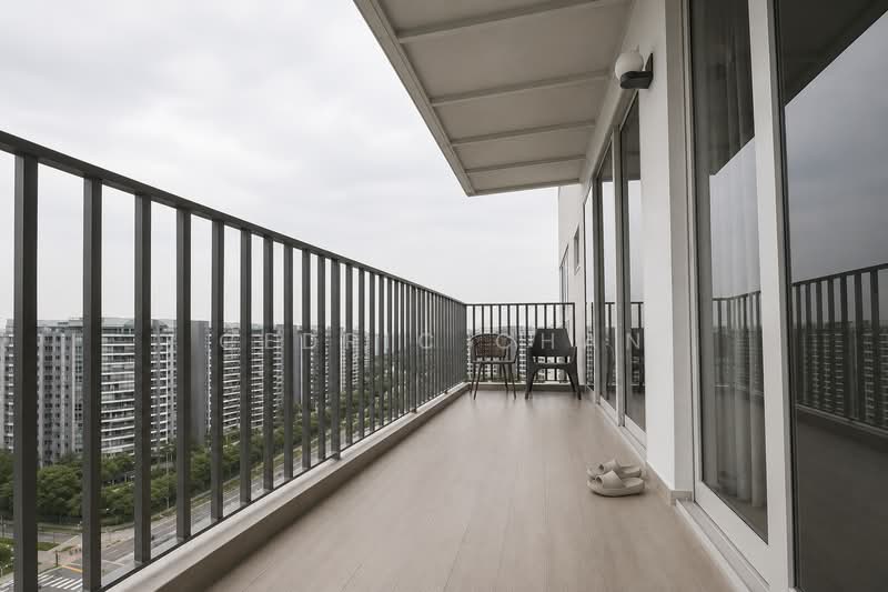 Heron Bay, 61 Upper Serangoon View, 3 Bedrooms, 1,500 sqft, Executive Condominium For Rent, by Cedric Chan, 500156456 - Balcony - PropertyGuru.com.sg