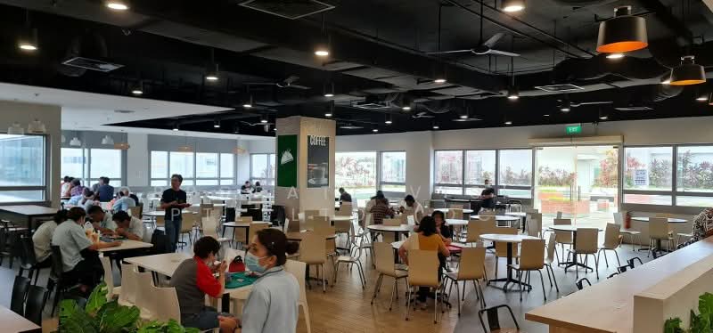 Techpoint, 10 Ang Mo Kio St 65, Ang Mo Kio / Bishan / Thomson, 8,500 sqft, Light Industrial (B1) For Rent, by DENNIS CHENG, 500156483 - Canteen sitting area - CommercialGuru.com.sg