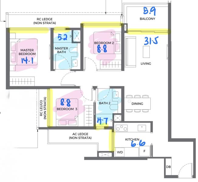 ELTA, 12 Clementi Avenue 1, 3 Bedrooms, 926 sqft, Condominium For Sale, by Lily Tang, 500156520 - PropertyGuru.com.sg
