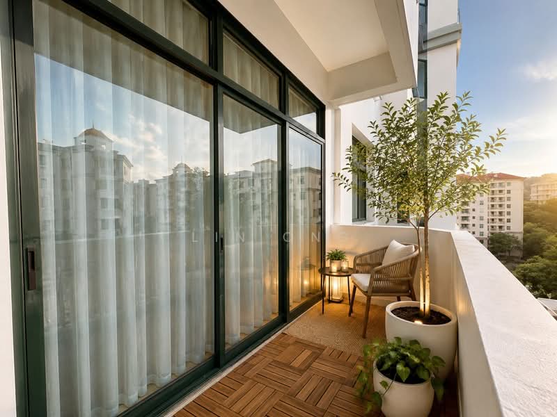 Hillview Green, 61 Hume Avenue, 4 Bedrooms, 1,722 sqft, Condominium For Sale, by Lin Ong, 500156563 - Balcony - PropertyGuru.com.sg