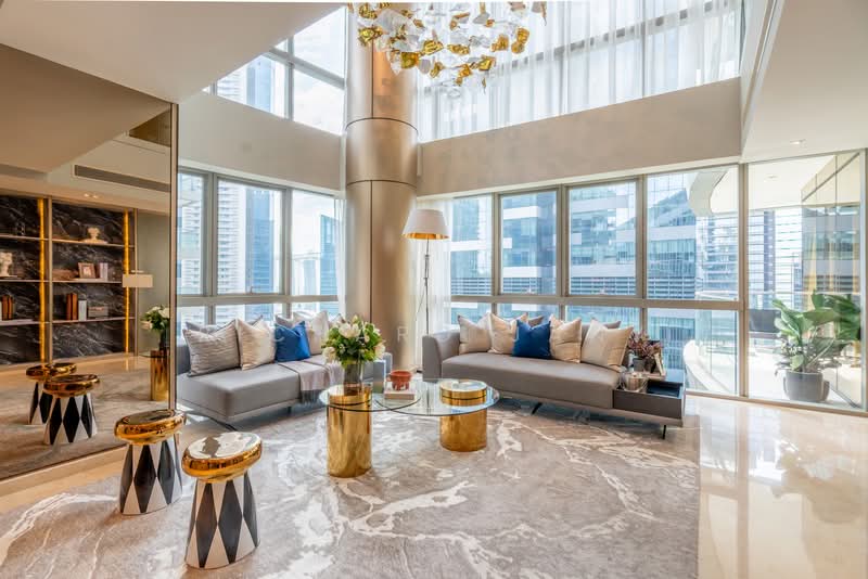 One Shenton, 1 Shenton Way, 4 Bedrooms, 5,651 sqft, Condominium For Sale, by Richard Jany, 500156600 - Living Room - PropertyGuru.com.sg