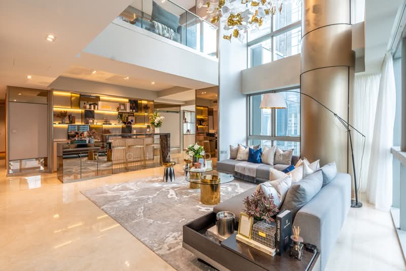 One Shenton, 1 Shenton Way, 4 Bedrooms, 5,651 sqft, Condominium For Sale, by Richard Jany, 500156600 - Living Room - PropertyGuru.com.sg