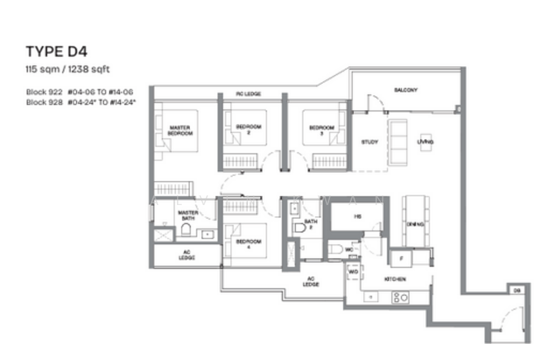 Lentor Gardens Residences, 68 Lentor Gardens, 4 Bedrooms, 1,184 sqft, Condominium For Sale, by Alvin Kwan, 500156638 - PropertyGuru.com.sg