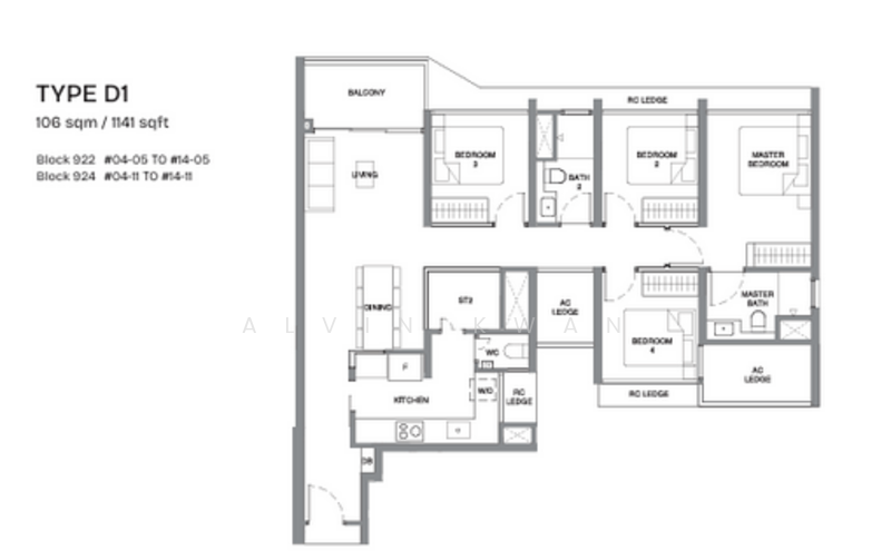 Lentor Gardens Residences, 68 Lentor Gardens, 4 Bedrooms, 1,184 sqft, Condominium For Sale, by Alvin Kwan, 500156638 - PropertyGuru.com.sg