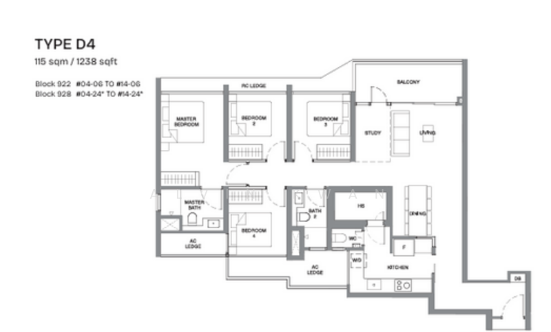Lentor Gardens Residences, 68 Lentor Gardens, 4 Bedrooms, 1,184 sqft, Condominium For Sale, by Alvin Kwan, 500156638 - PropertyGuru.com.sg