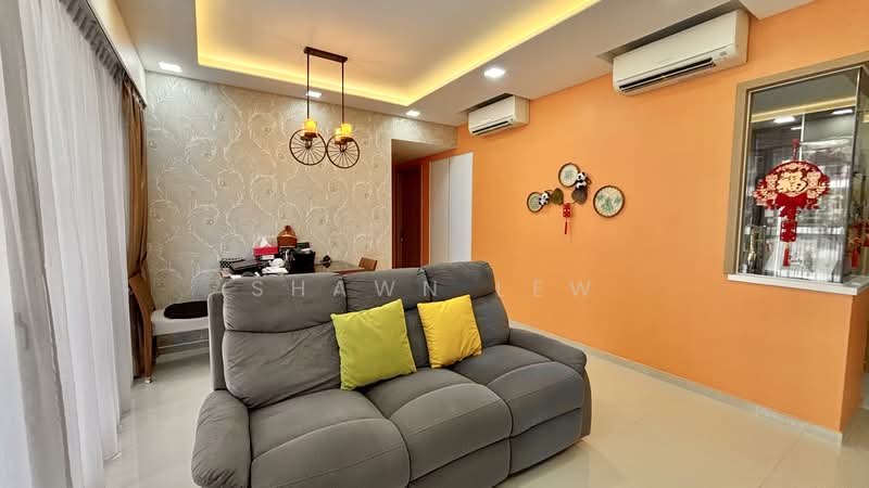 Twin Fountains, 11 Woodlands Avenue 6, 3 Bedrooms, 1,195 sqft, Executive Condominium For Sale, by Shawn Lew, 500156660 - Living Room - PropertyGuru.com.sg