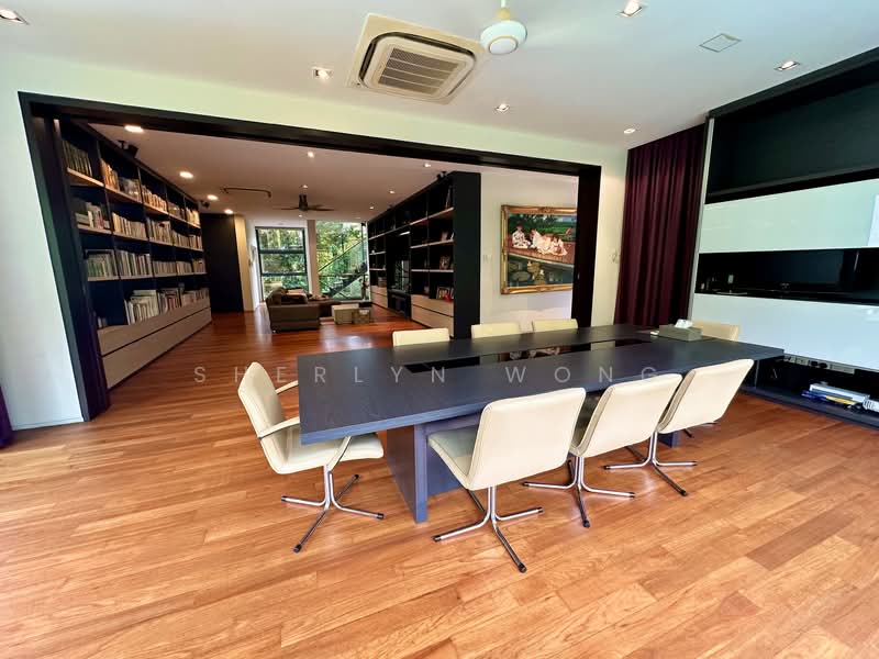 Swiss Club Park, Jalan Senandong, 6 Bedrooms, 9,441 sqft, Good Class Bungalow For Sale, by Sherlyn Wong, 500156735 - Boardroom & Library - PropertyGuru.com.sg
