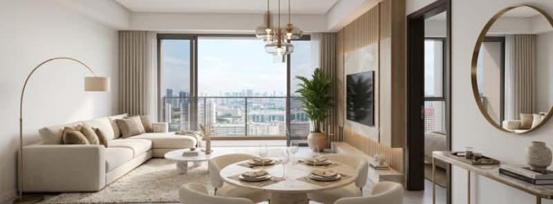 AMO Residence, 21 Ang Mo Kio Rise, Ang Mo Kio / Bishan / Thomson, 2 Bedrooms, 678 sqft, Condominium For Sale, by Pamela Lim, 500156754 - Living Room - PropertyGuru.com.sg