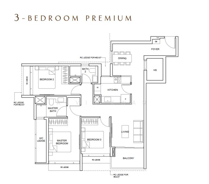 The Arcady At Boon Keng, 1037 Serangoon Road, 3 Bedrooms, 1,087 sqft, Condominium For Sale, by Alvin Kwan, 500156767 - PropertyGuru.com.sg