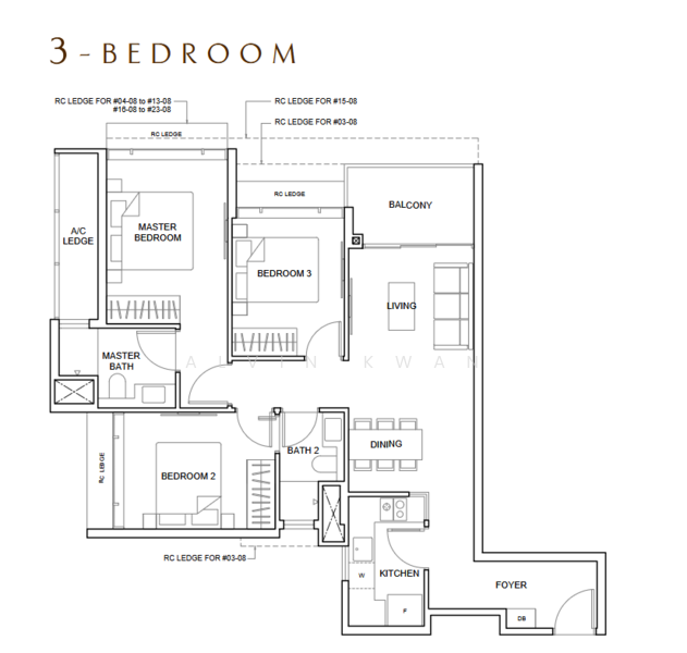 The Arcady At Boon Keng, 1037 Serangoon Road, 3 Bedrooms, 1,087 sqft, Condominium For Sale, by Alvin Kwan, 500156767 - PropertyGuru.com.sg