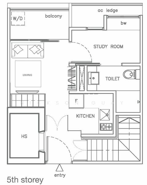 $5280/mth rent! Freehold Dual Key - Super High Rental Yield Condo, , 2 Bedrooms, 721 sqft, Condominium For Sale, by Nickson Guay, 500156780 - PropertyGuru.com.sg