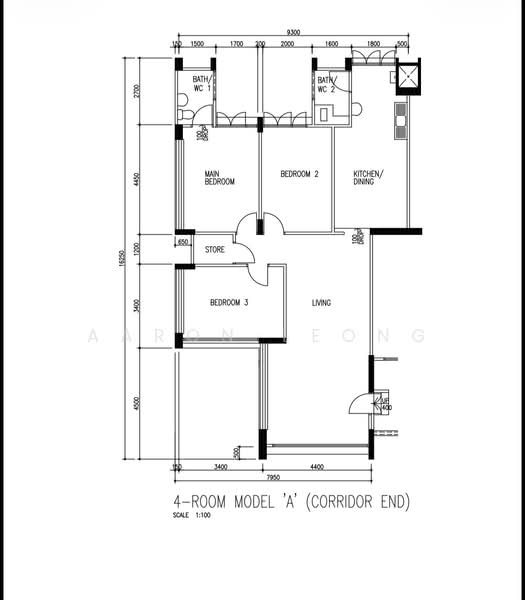 No Extension Needed, Extra Spacious, Near Mrt, , 3 Bedrooms, 1,130 sqft, HDB Flat For Sale, by Aaron Leong, 500156799 - PropertyGuru.com.sg
