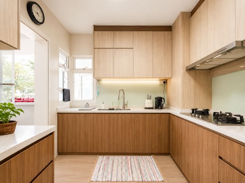 No Extension, Renovated, Near Mrt, , 3 Bedrooms, 990 sqft, HDB Flat For Sale, by Aaron Leong, 500156819 - Kitchen - PropertyGuru.com.sg